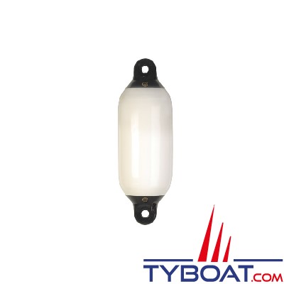 Dan Fender - Pare-battage long Heavy Duty - Ø 200 mm x 635 mm - Blanc/oeil noir