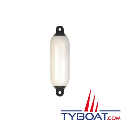 Dan Fender - Pare-battage long Heavy Duty - Ø 200 mm x 765 mm - Blanc/oeil noir