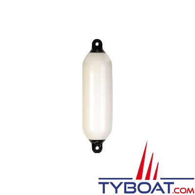Dan Fender - Pare-battage long Heavy Duty - Ø 250 mm x 940 mm - Blanc/oeil noir