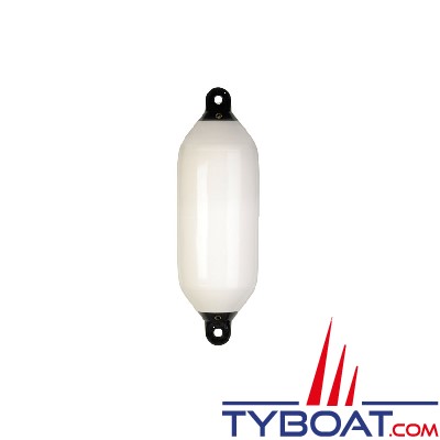 Dan Fender - Pare-battage long Heavy Duty - Ø 300 mm x 880 mm - Blanc/oeil noir