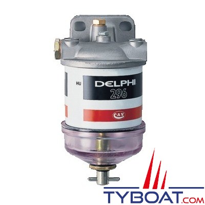 DELPHI - Filtre séparateurs - < 200 CV / < 2500 cm3 - 50 L/h - 10 µ Diesel ou essence - Inboard ou HB