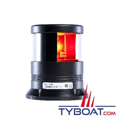 DHR - Feu de navigation LED - Série 40 - 112.5° - 2 MN - Babord rouge - 24 volts