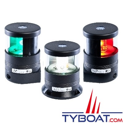 DHR - Feu de navigation LED - Série 40 - 360°- 2 MN - Tout horizon rouge - 24 volts