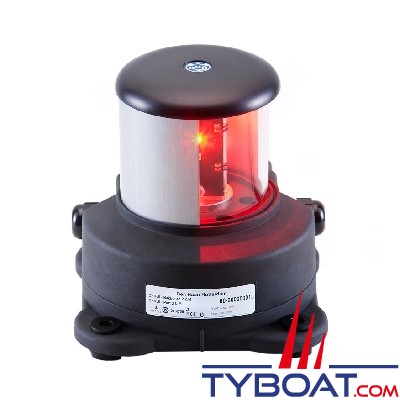 DHR - Feu de navigation LED - Série 60 - 112.5° - 2 MN - Babord rouge - 24 volts