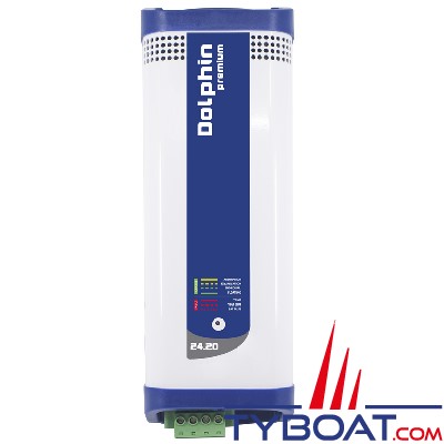 Dolphin - Chargeur de batterie Premium - 3 sorties - 115/230V - 24 Volts 20A