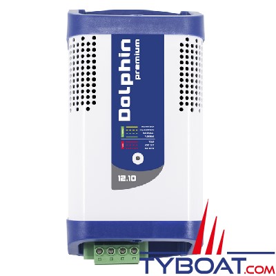 Dolphin - Chargeur de batterie Premium - 3 sorties - 230V - 12 Volts 10A
