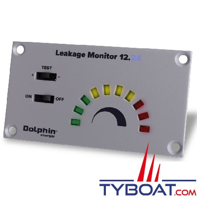 Dolphin - Leakage Monitor 12.24 - Testeur de fuite électronique pour bateau métallique - 12/24 Volts