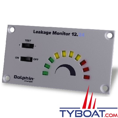 Dolphin - LEAKAGE MONITOR 12.24 - Testeur de fuite électronique pour bateau métallique - 12/24 Volts