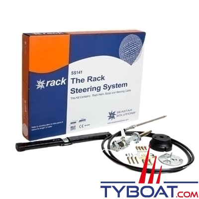 Dometic - Kit de direction RACK SS141 - Câble standard longueur 21' (6.40 m) jusqu'à 150CV (non assisté)