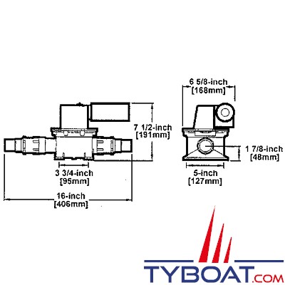 Dometic Sealand - Pompe à vide 24V - SW24 9108554752