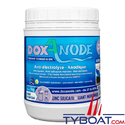Doxanode - Traitement de surface à base de Zinc (poudre+liant inorganique) - 1kg