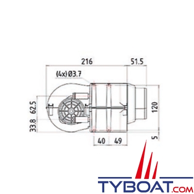 Eberspâcher - Aérotherme  Super K - 24 Volts - 7,5kW
