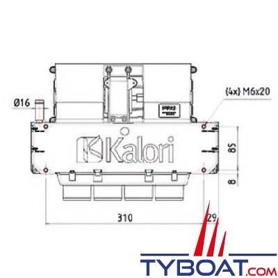 Eberspâcher - Aérotherme  Super K - 24 Volts - 7,5kW