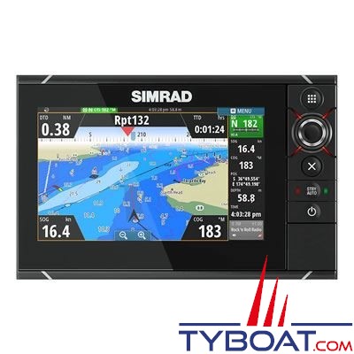 Simrad - Multifonctions NSS  7 Evo2 tactile multitouche avec GPS et sondeurs CHIRP et StructureScan HD intégrés