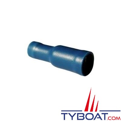Elematic - Cosse ronde bleue femelle - Câble Ø 1,2 à 2,6 mm² -Trou M4 - (100 pièces)