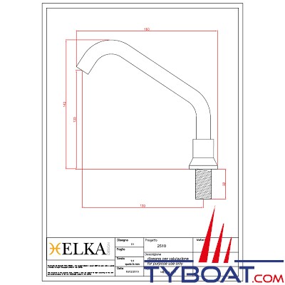 ELKA - Bec verseur simple orientable