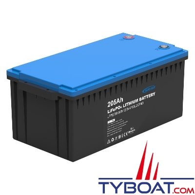 Epever - Batterie Lithium LiFePO4 12,8 V 205 Ah IP65 avec tapis chauffant - Bluetooth - 522 × 268 × 218 mm