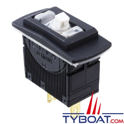 E.T.A - Contacteur série 3131 - Led rétro-éclairé - On/Off/On - 20A/12V