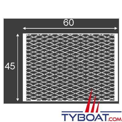 Euro Marine - Filet Midi de rangement 45 x 60 cm