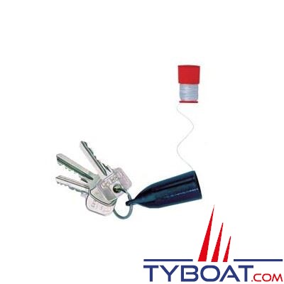 Porte-clés Key Saver bouchon flotteur + ficelle 12 mètres poids max 3Kg