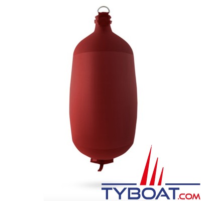 Fendertex - Pare-battage gonflable cylindrique C73 - Hauteur 700 mm - ø 250 mm - Bordeaux