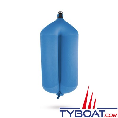 Fendertex - Pare-battage gonflable tubulaire T52 - 500 x 222 x 108 mm - Bleu royal