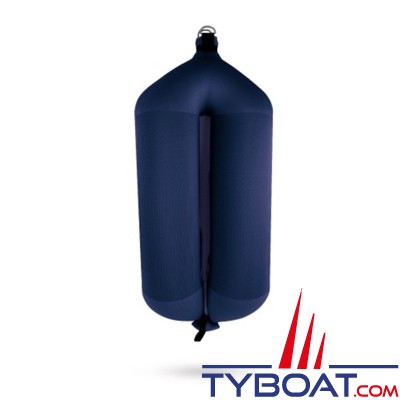 Fendertex - Pare-battage gonflable tubulaire T73 - 700 x 250 x 123 mm - Bleu Marine