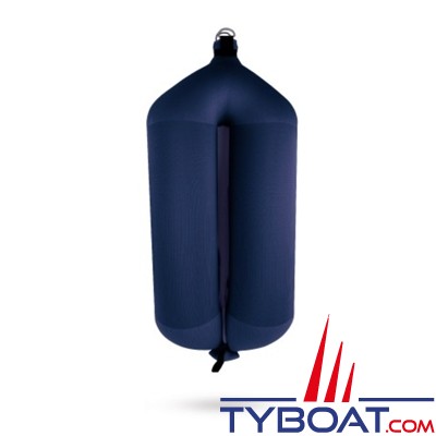 Fendertex - Pare-battage gonflable tubulaire T84 - 800 x 302 x 148 mm - Bleu Marine