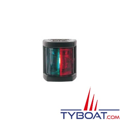 HELLA Marine série 3562 - Feu de navigation bicolore vert/rouge - tribord/babord - boîtier noir