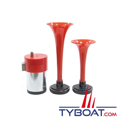 Fiamm - Kit 2 trompes M4/TA2  - 117db - 12V 