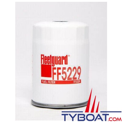 Filtre à carburant FLEETGUARD FF5229 pour YANMAR 4JH2-UTE, 4JH3-HTE, 4JH3-DTE (YEU), 4JH3-TE (YEU), 4JH4-TE, 4JH4-HTE