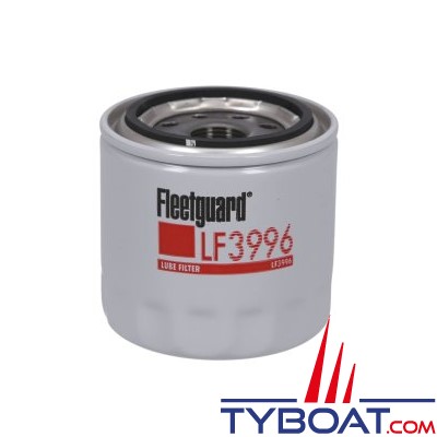 Filtre à huile FLEETGUARD LF3996 pour YANMAR 4JH-E, 4JH-TE, 4JH-HTE, 4JH-DTE, 4JH2-E, 4JH2-TE, 4JH2-DTE, 4JH2-HTE, 4JH2-UTE, 4JH3-CE