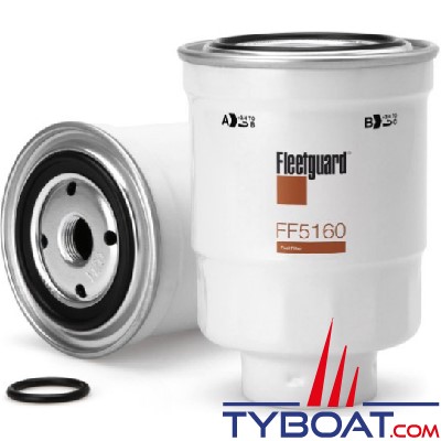 Fleetguard - Filtre à gasoil FF5160 - pour moteurs Nanni Diesel, Yanmar, Beta Marine