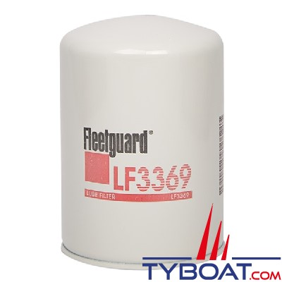 Fleetguard - Filtre à huile LF3369 pour moteurs Solé MINI 48, et Westerbeck 11,0 BTD, 12,5 BTD/A, 15,0 BTD/A/B