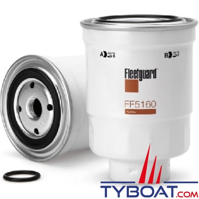 Fleetguard - Filtre gasoil FF5160 - pour moteurs Nanni Diesel, Yanmar, Beta Marine