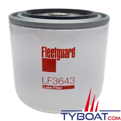 Fleetguard LF3643 - Filtre à huile pour PERKINS PRIMA 504.2T, M80T, /50/60/80 et VOLVO DIESEL MD22A/MD22L-A/TMD22A