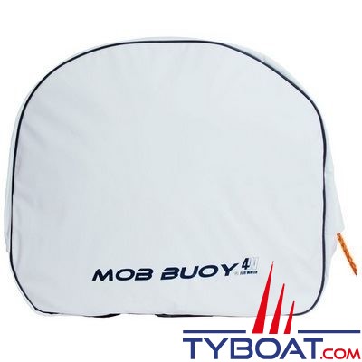 For Water - Bouée de sauvetage Mob Buoy - avec feu lithium + ligne de cordage 40 m et housse PVC anti UV blanche