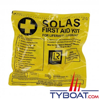 Trousse pharmacie pour radeau Solas