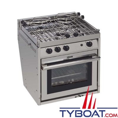Force 10 - Cuisinière North America Standard - 3 feux sur cardan + four 30 litres + grill - Allumage intégré