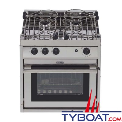 Force 10 - Cuisinière North America Standard - 3 feux sur cardan + four 30 litres + grill - Allumage intégré