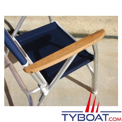Fauteuil Pliant Vintage KR Industries, Vinyle Bleu, Rembourré, Pour Stade Ou Camping