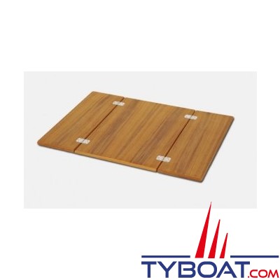 Forma - Plateau de table pliable - teck - 66 x 90 cm