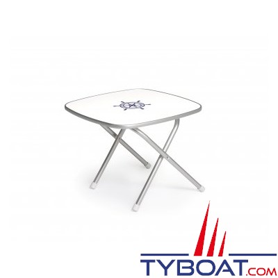 Forma - Table pliante - Cadre aluminium - 61 x 61 x 49 centimètres