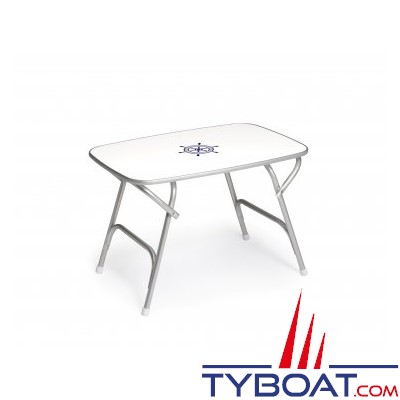 Forma - Table pliante - Cadre aluminium - 60 x 88 x 61 centimètres