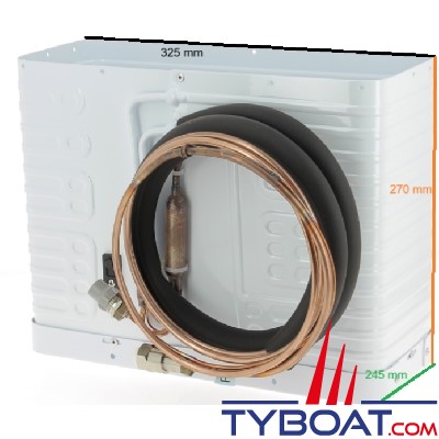 Frigoboat - Evaporateur rectangulaire série B - 200B - 220 Litres