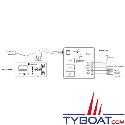 FRIGOMAR 625/a - Thermostat digital air conditionné