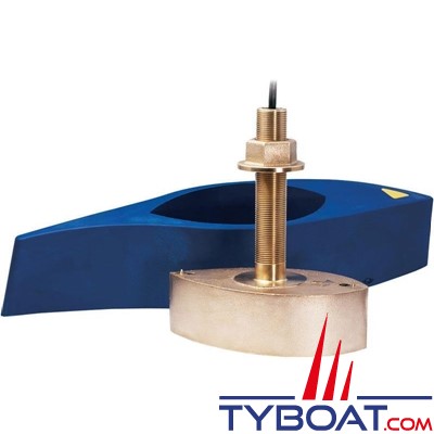 FURUNO - Sonde traversante bronze B260 DT 1Kw 50/200 KHz - profondeur et température - avec fairing - sans connecteur