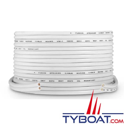 Fusion - Câble Haut-parleur Roll, 100m, 16AWG/1.317mm2