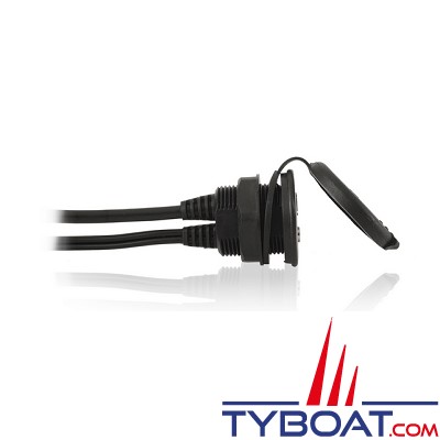 Fusion - Câble fiche USB avec prise jack 3.5mm pour tableau de bord - 2 mètres