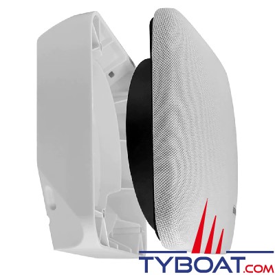 Fusion - Paire d'entretoises pour haut-parleur SM - pour montage en surface - coins, 3 sufaces - blanc